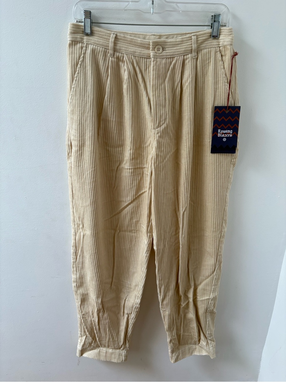 NWT Rowing Blazers x Target Cream Corduroy Trousers